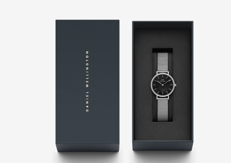 Immagine di Orologio Daniel Wellington Petite Lumine Bezel Sterling Black Mop | DW00100661