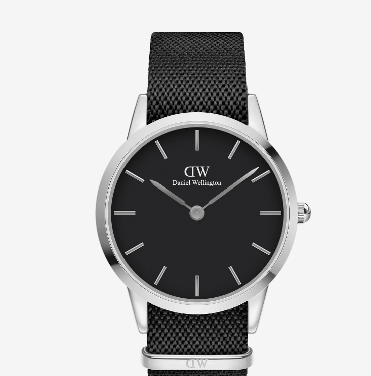 Immagine di Orologio Uomo Daniel Wellington Iconic Black Nato Black Dial | DW00100678