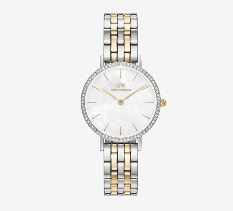 Immagine di Orologio Daniel Wellington Petite Lumine Bezel 5-Link Two-Tone Mop | DW001006645