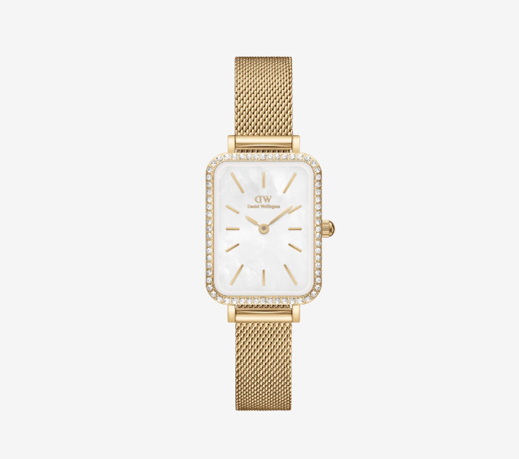 Immagine di Orologio Daniel Wellington Quadro Lumine Bezel Evergold Mop | DW00100668