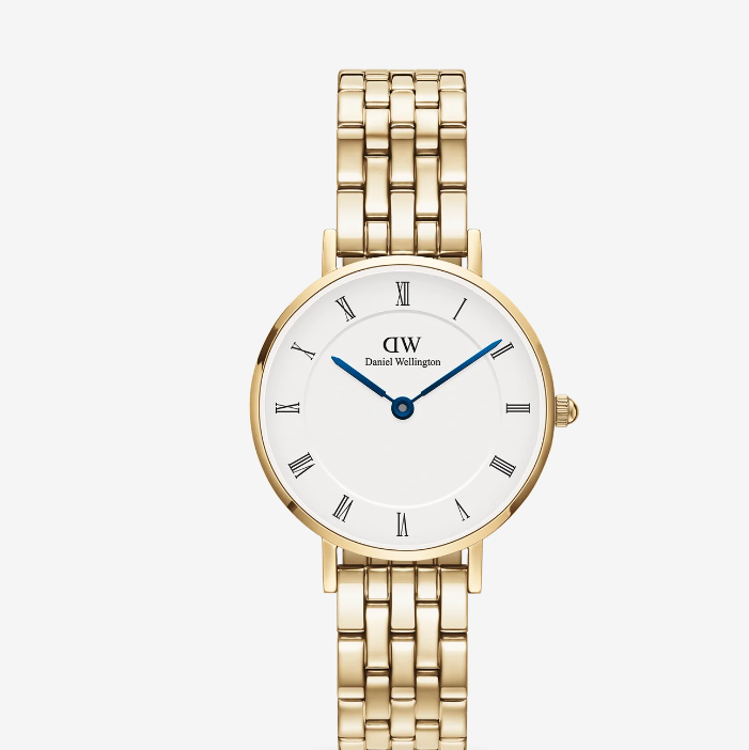 Immagine di Orologio Daniel Wellington Petite Roman Numerals 5-Link Gold | DW00100682