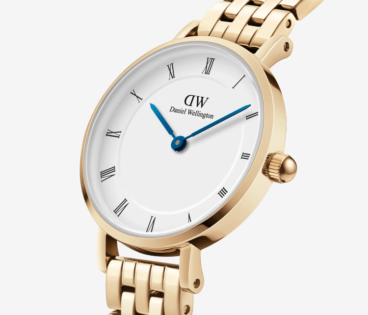 Immagine di Orologio Daniel Wellington Petite Roman Numerals 5-Link Gold | DW00100682