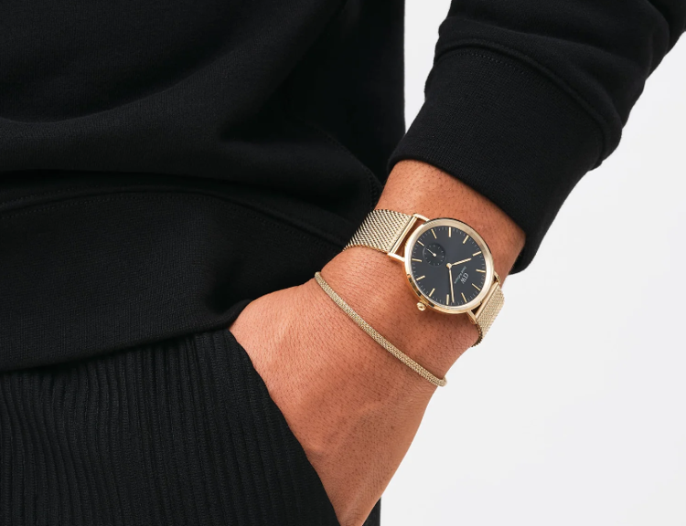 Immagine di Mesh Bracelet Evergold Daniel Wellington | DW00400689