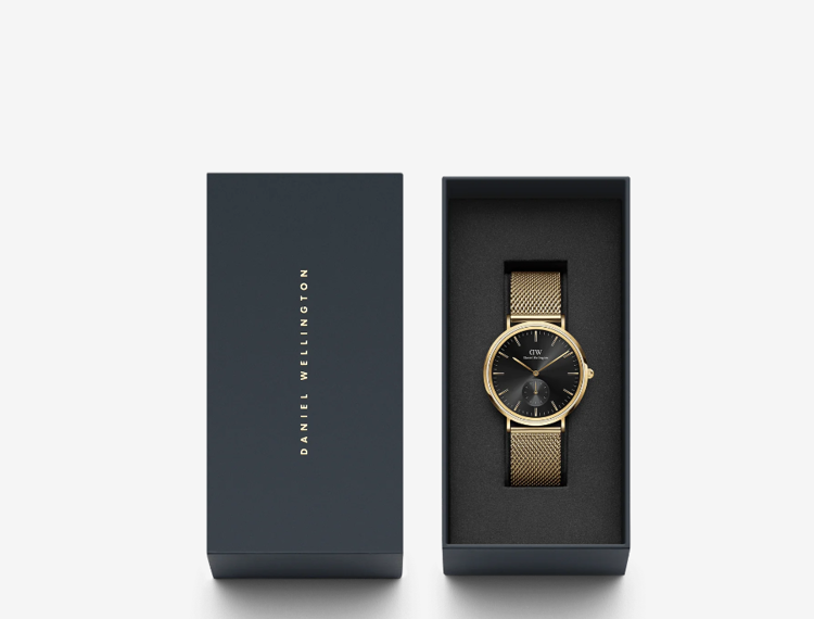 Immagine di Orologio Uomo Daniel Wellington Classic Multi-Eye Evergold Onyx | DW00100713