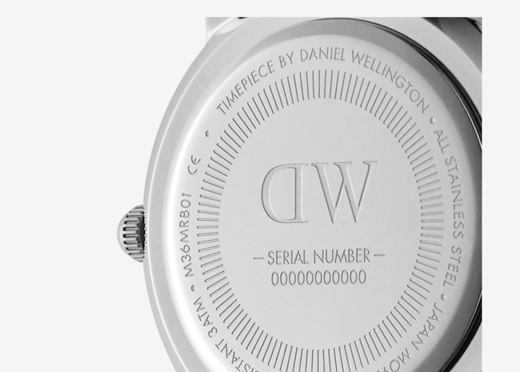 Immagine di Orologio Daniel Wellington Iconic Black Nato White Dial | DW00100677