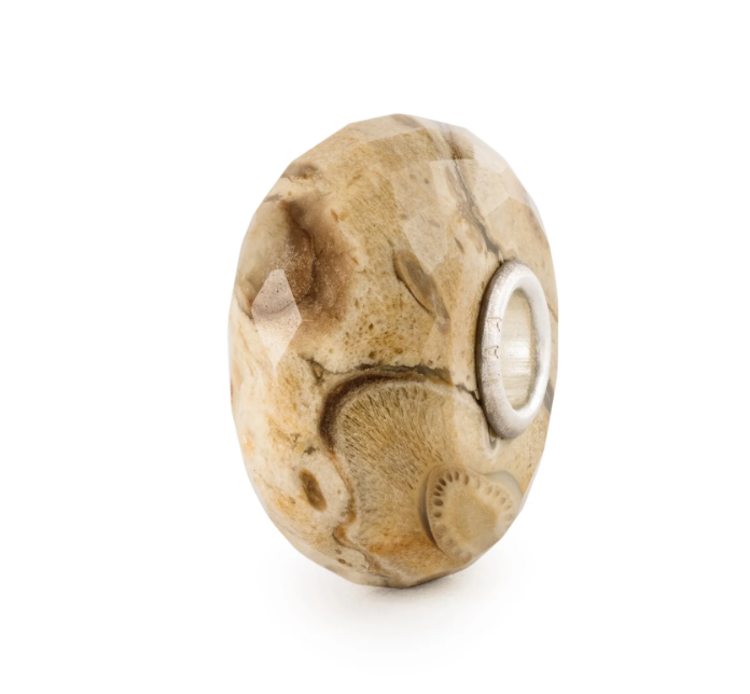 Immagine di Beads In Vetro Legno Fossile Gioielli Trollbeads | TSTBE-20042