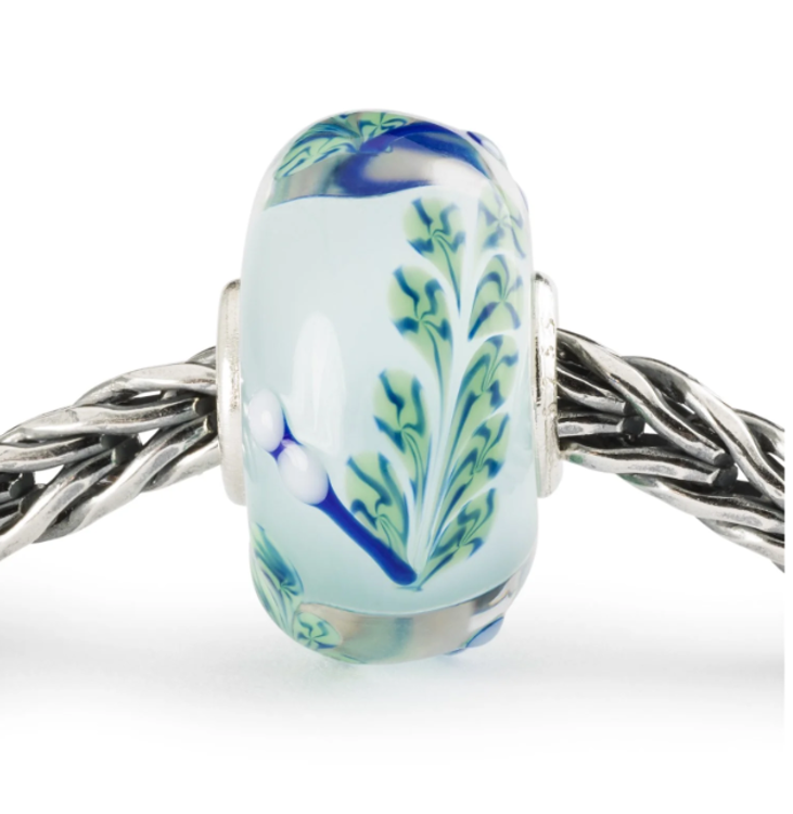 Immagine di Beads In Vetro Salice Azzurro Gioielli Trollbeads | TGLBE-20406