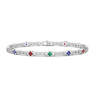 Immagine di Bracciale Uomo In Argento Con Pietre Naturali Gioielli Zancan |  ESB314-BRV