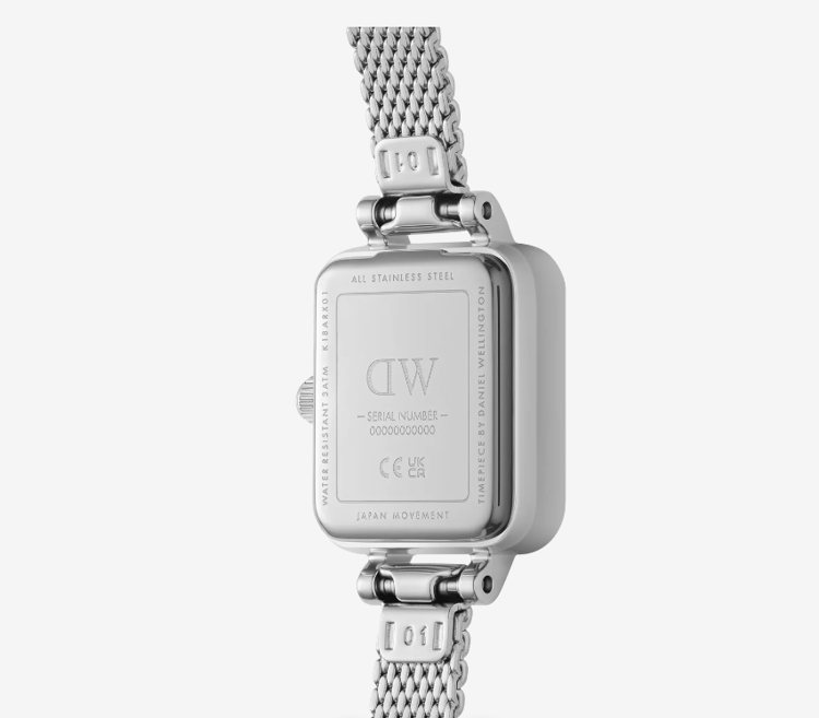 Immagine di Orologio Donna Daniel Wellington Quadro Mini Sterling  | DW00100726