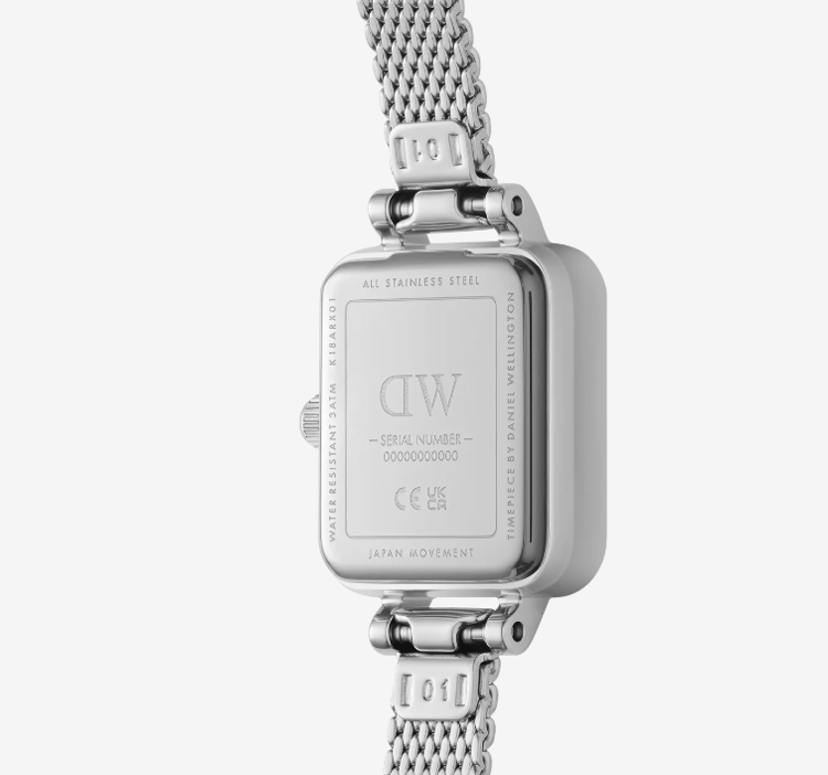 Immagine di Orologio Donna Daniel Wellington Quadro Mini Lumine Bezel Silver | DW00100732