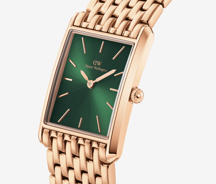 Immagine di Orologio Donna Daniel Wellington Bound 9-Link Emerald Sunray | DW00100704