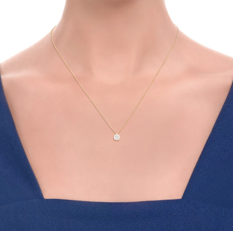 Immagine di Collana Donna Punto Luce In Oro Giallo Gioielli Recarlo Anniversary | P01PX001-G019-45