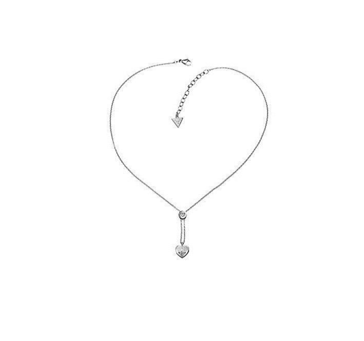 Immagine di Collana Donna Con Ciondolo A Cuore Con Zirconi Gioielli Guess | USN81004