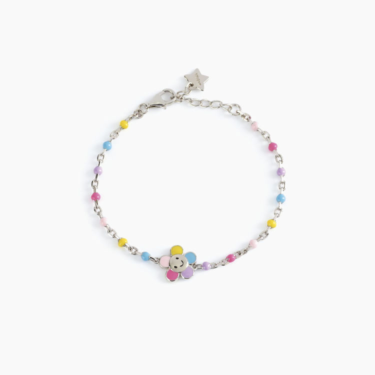 Immagine di Bracciale Bambina Fiore Multicolor Gioielli Mabina | 533488