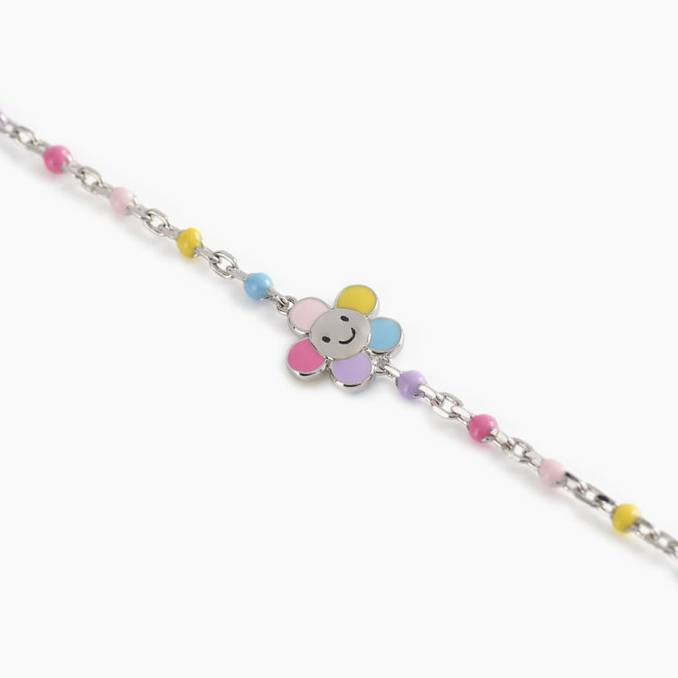 Immagine di Bracciale Bambina Fiore Multicolor Gioielli Mabina | 533488