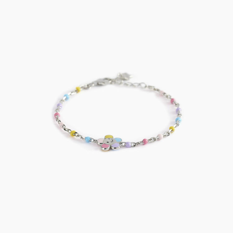 Immagine di Bracciale Bambina Fiore Multicolor Gioielli Mabina | 533488