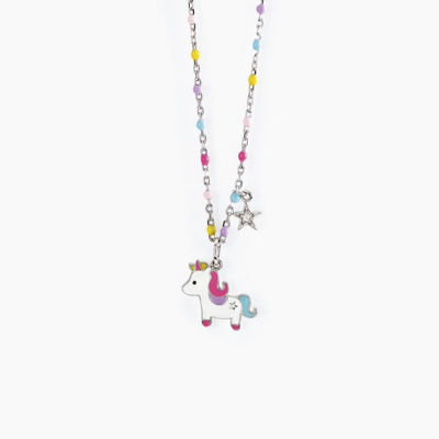 Immagine di Collana Bambina Unicorno Multicolor Gioielli Mabina | 553415