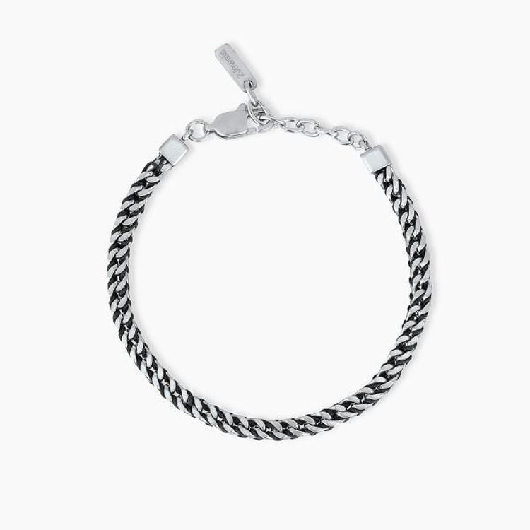 Immagine di Bracciale In Acciaio Con Nylon 2Jewels | 232187