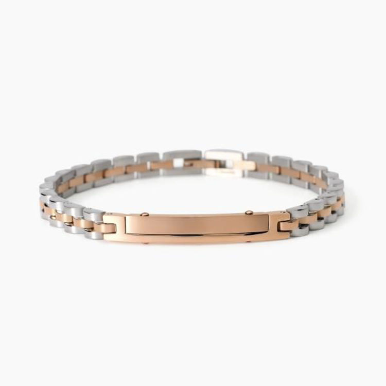 Immagine di Bracciale In Acciaio Con PVD Rosè 2Jewels | 232558