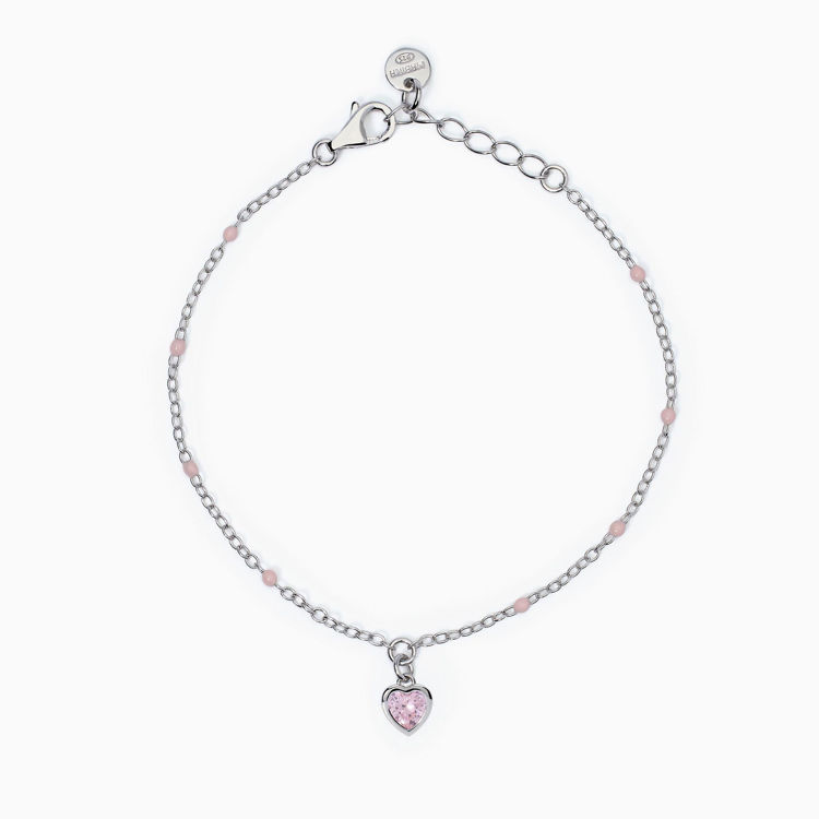 Immagine di Bracciale Bambina Con Cuore Pendente Gioielli Mabina | 533870