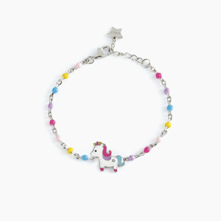 Immagine di Bracciale Bambina Unicorno Multicolor Gioielli Mabina | 533491