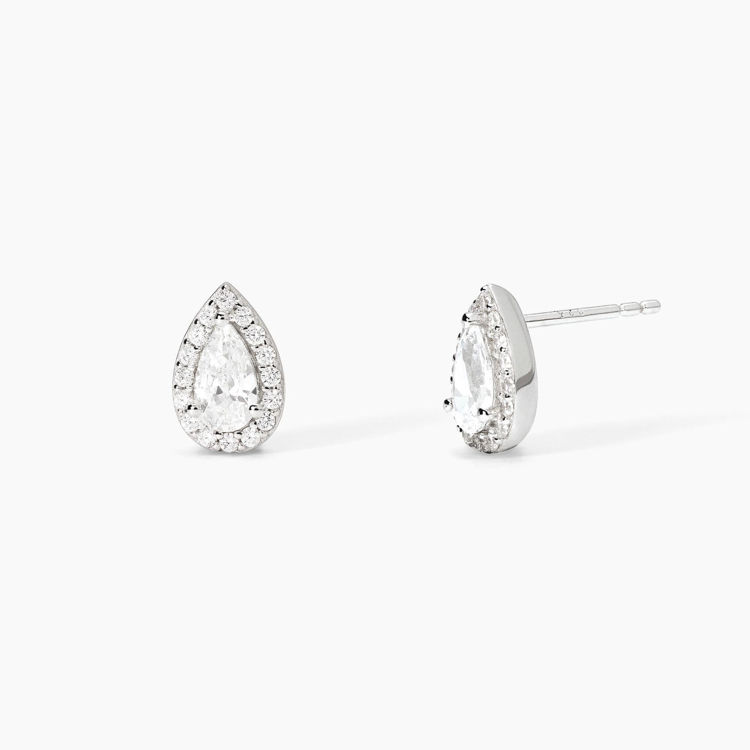 Immagine di Orecchini A Cuore Con Zircone Gioielli Mabina | 563736