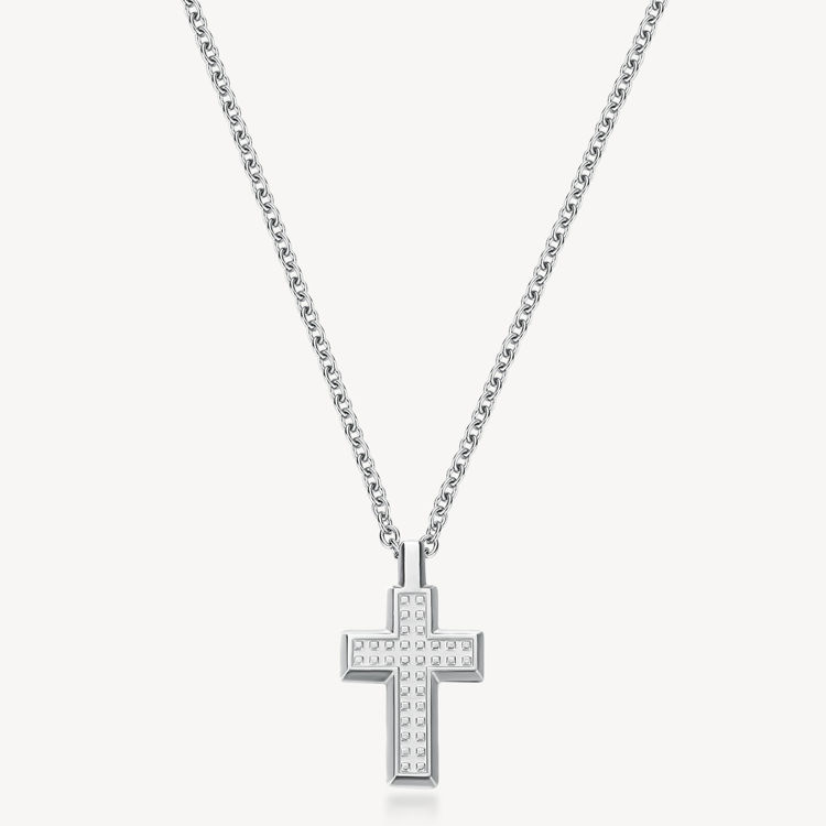 Immagine di Collana Uomo Croce Gioielli Brosway Bullet | BUL55