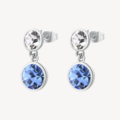 Immagine di Orecchini Pendenti Cristalli Sapphire Symphonia Gioielli Brosway | BYM174