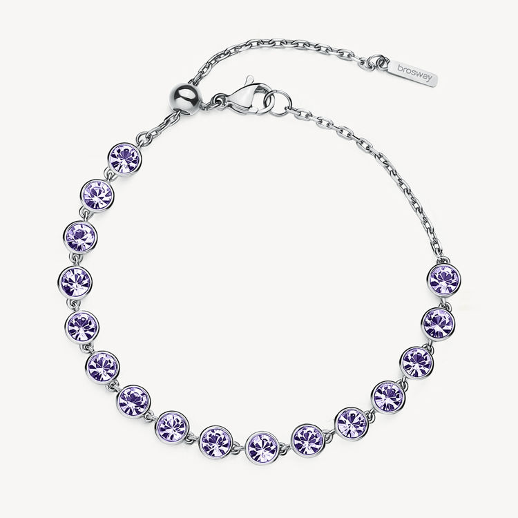 Immagine di Bracciale Donna Con Cristalli Tanzanite Symphonia Gioielli Brosway | BYM153