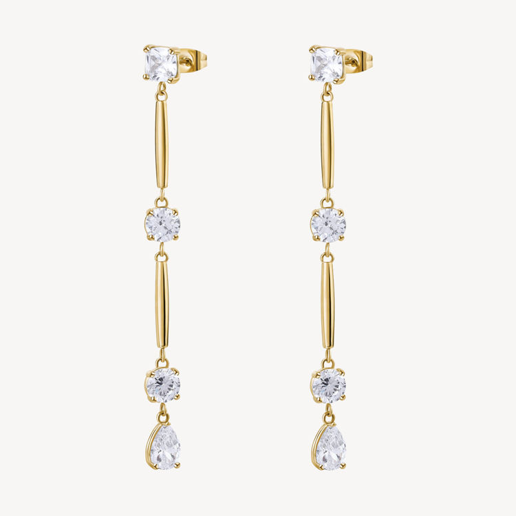 Immagine di Orecchini Donna Pendenti Con Zirconi Gioielli Brosway Affinity | BFF188
