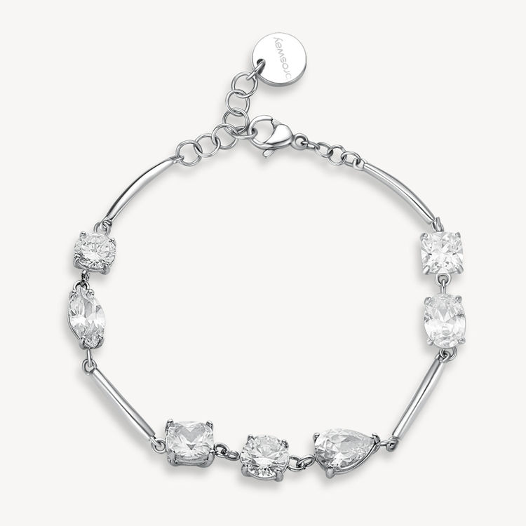 Immagine di Bracciale Donna Semirigido Con Zirconi Gioielli Brosway Affinity | BFF184