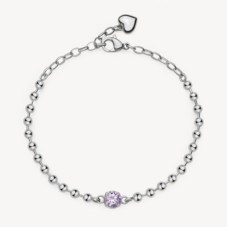 Immagine di Bracciale Donna Con Zircone Amethyst  Gioielli Brosway Desideri | BEI083