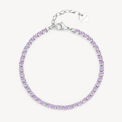 Immagine di Bracciale Donna Tennis Con Zirconi Amethyst Gioielli Brosway Desideri | BEI090