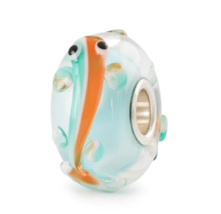 Immagine di Beads In Vetro Pesce della Tranquillità Gioielli Trollbeads |  TGLBE-20420