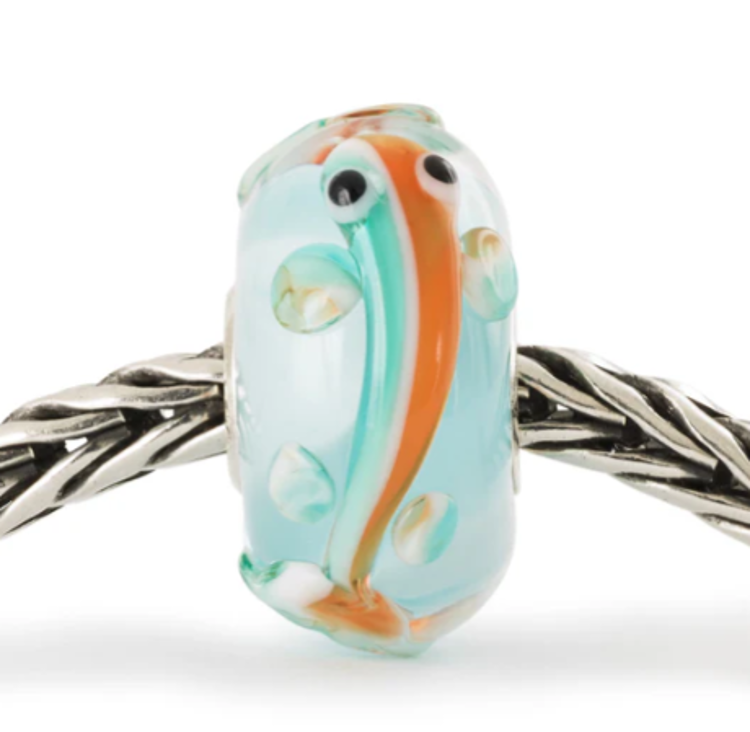 Immagine di Beads In Vetro Pesce della Tranquillità Gioielli Trollbeads |  TGLBE-20420