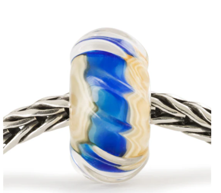 Immagine di Beads In Vetro Sapore di Mare Gioielli Trollbeads | TGLBE-20417