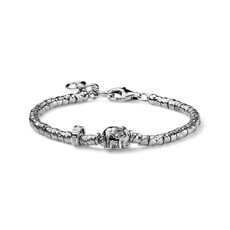 Immagine di Bracciale Donna Elefante Pepite Argento Mariacristinasterling |  G4419