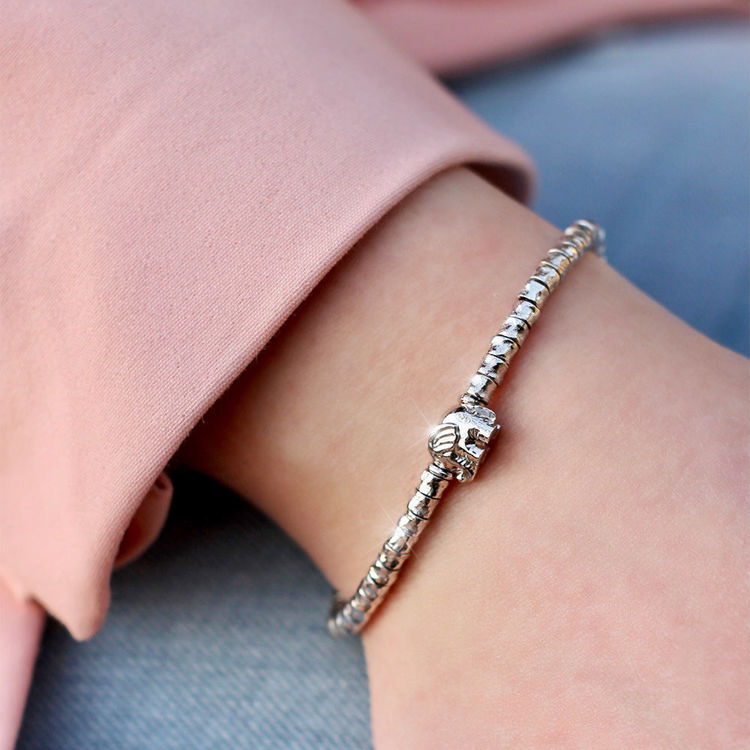 Immagine di Bracciale Donna Elefante Pepite Argento Mariacristinasterling |  G4419