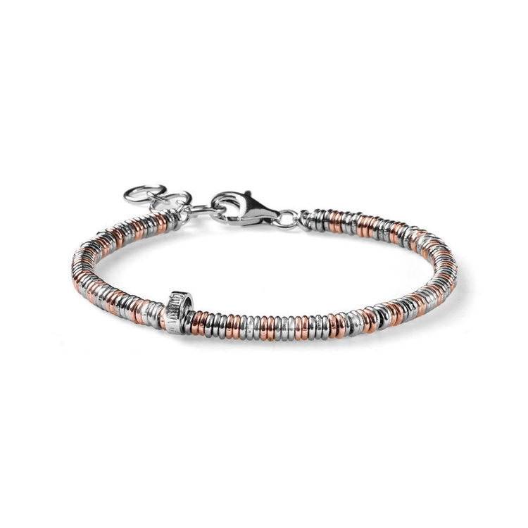Immagine di Bracciale Donna Snake Cerchietti Argento Bicolor Mariacristinasterling |  G2805