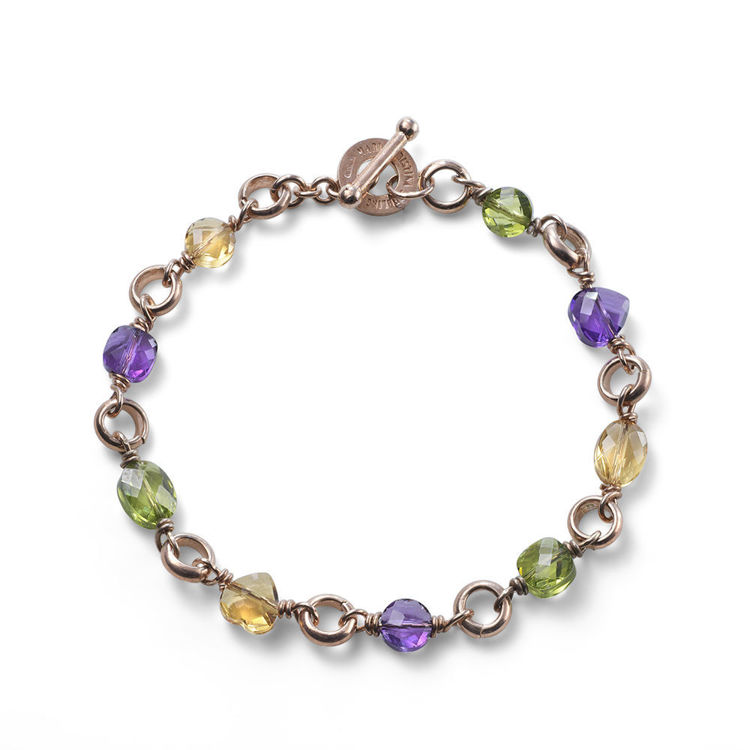 Immagine di Bracciale Donna Claudine Quarzi E Argento Rosa Mariacristinasterling |  G4841R