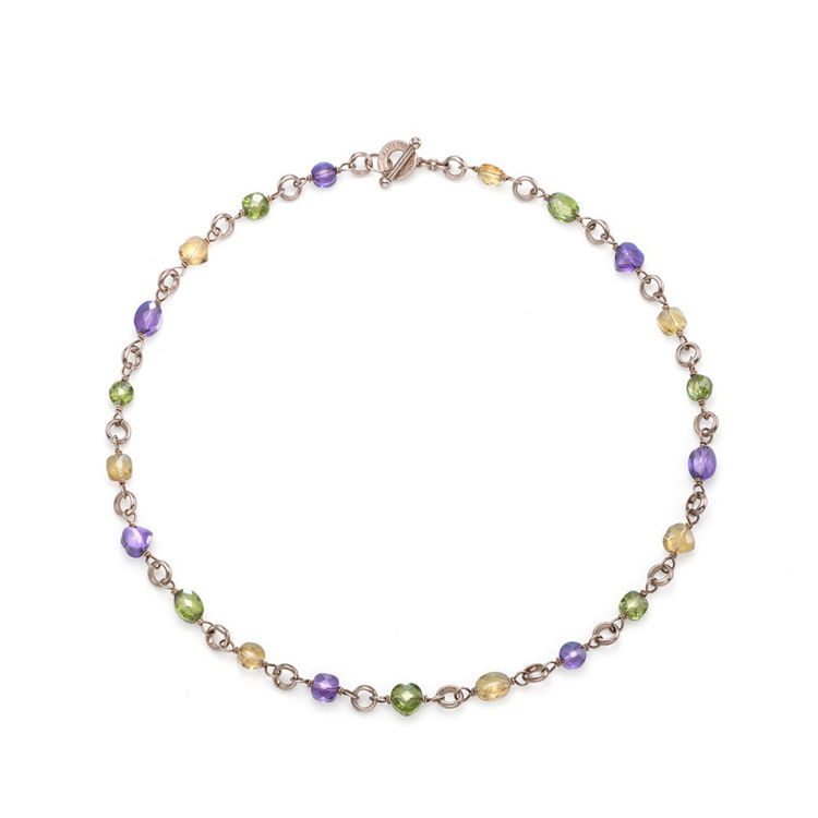 Immagine di Collana Donna Claudine Quarzi E Argento Rosa Mariacristinasterling |   G4840R