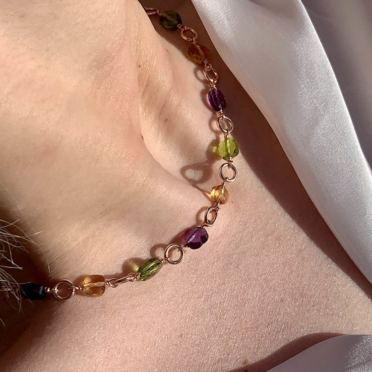 Immagine di Collana Donna Claudine Quarzi E Argento Rosa Mariacristinasterling |   G4840R