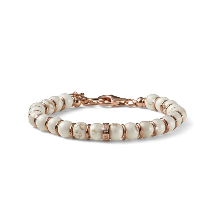 Immagine di Bracciale Donna Encanto Aulite Bianca E Argento Mariacristinasterling | G4313R