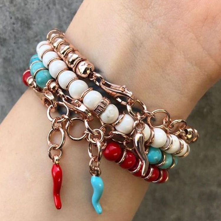 Immagine di Bracciale Donna Encanto Aulite Bianca E Argento Mariacristinasterling | G4313R