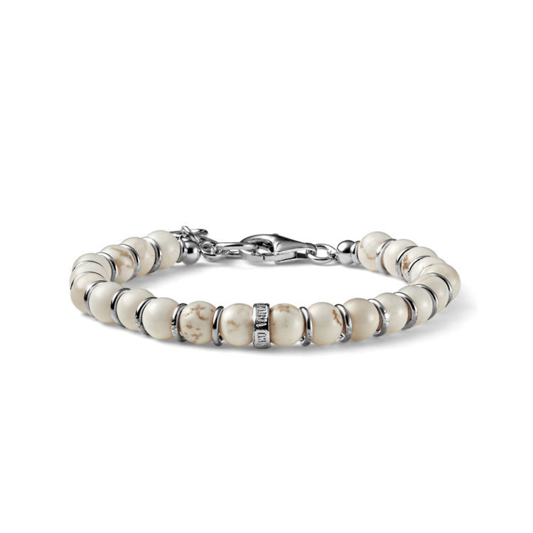 Immagine di Bracciale Donna Encanto Aulite Bianca E Argento Mariacristinasterling | G4313