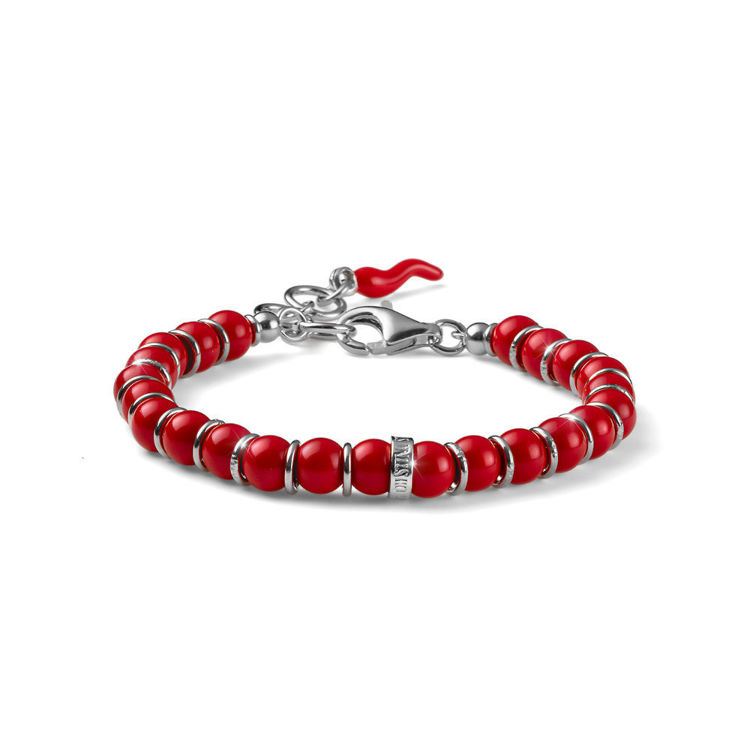 Immagine di Bracciale Donna Encanto Corallo Rosso E Argento Mariacristinasterling | G4311