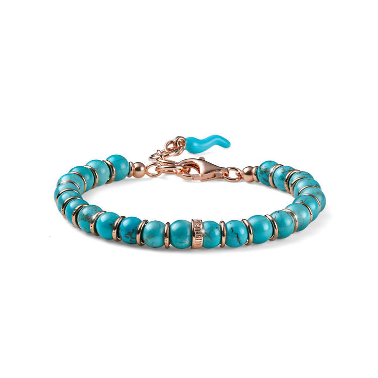 Immagine di Bracciale Donna Encanto Aulite Celeste E Argento Rosa Mariacristinasterling | G4312R
