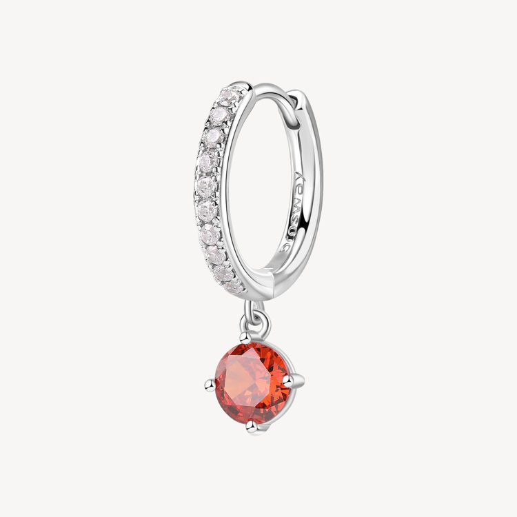 Immagine di Orecchino Singolo Donna A Cerchietto Con Pendente Orange Gioielli Brosway Fancy | FVO17
