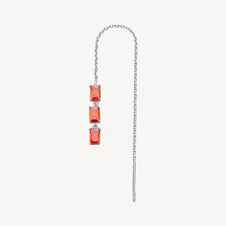Immagine di Orecchino Singolo Donna Saliscendi Orange Gioielli Brosway Fancy | FVO14