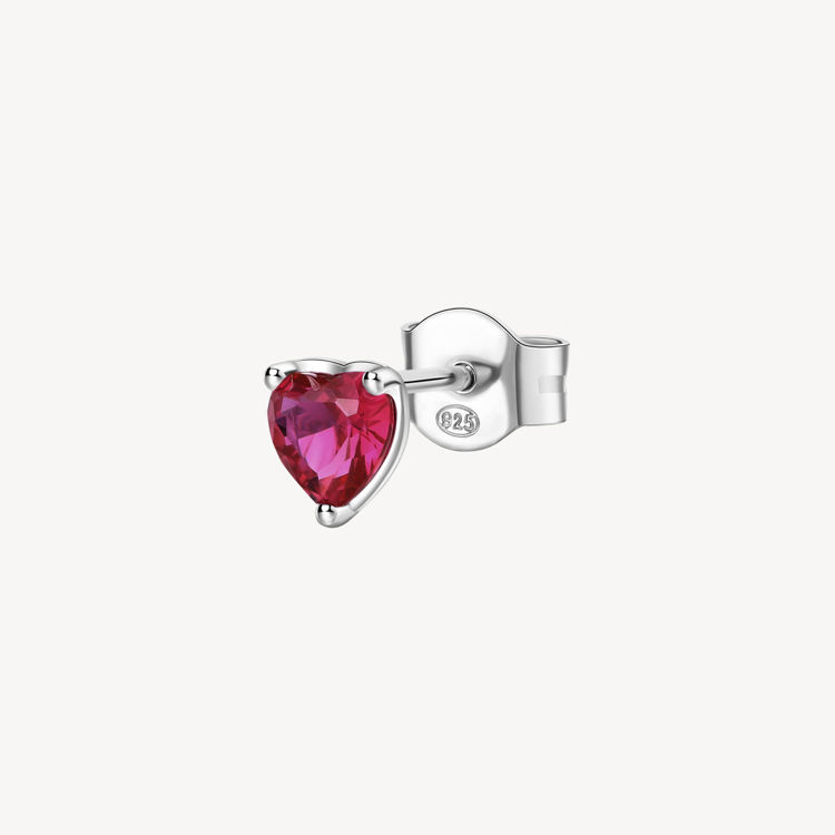 Immagine di Orecchino Singolo Donna A Cuore Ruby Gioielli Brosway Fancy | FPR91